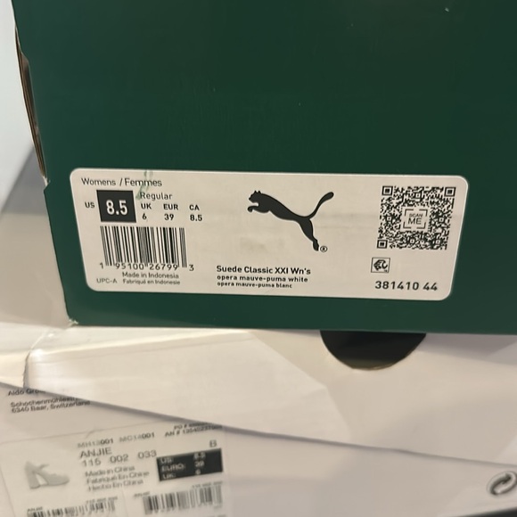 Women’s pink suede puma casual runners. - Picture 5 of 5